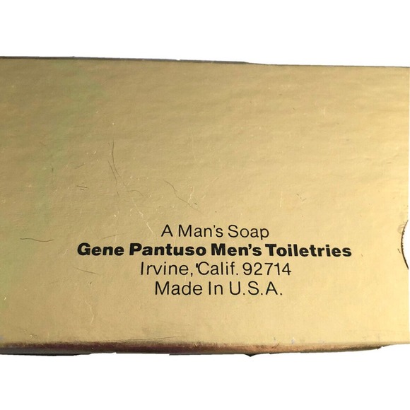 Gene Pantuso No.1 Soap Two 3.5 Oz Bars Vintage New Old Stock A Man’s Soap - Picture 5 of 6